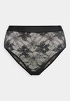 REPEAT LOGO LACE HIGH RISE BRIEFS - Σλιπ - black