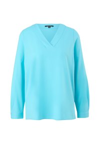 comma Bluse - türkisblau