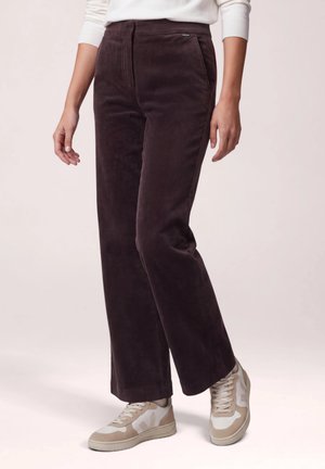 Cecil, HIGH WAIST STRAIGHT LEG HOSE IM LOOSE FIT - Pantalon classique - berry red
