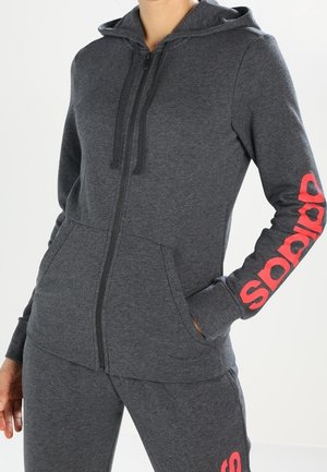 Sudadera con cremallera - dark grey