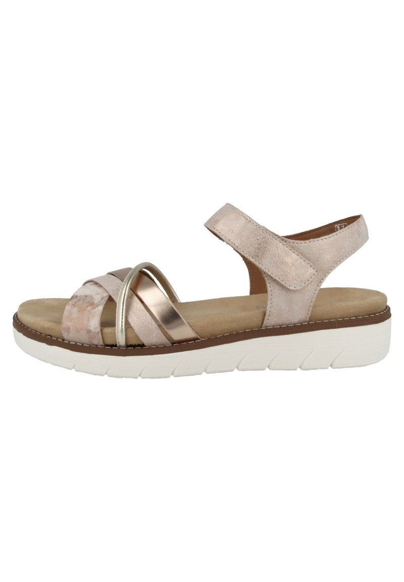 Remonte Wedge sandals - pink/rose gold/copper