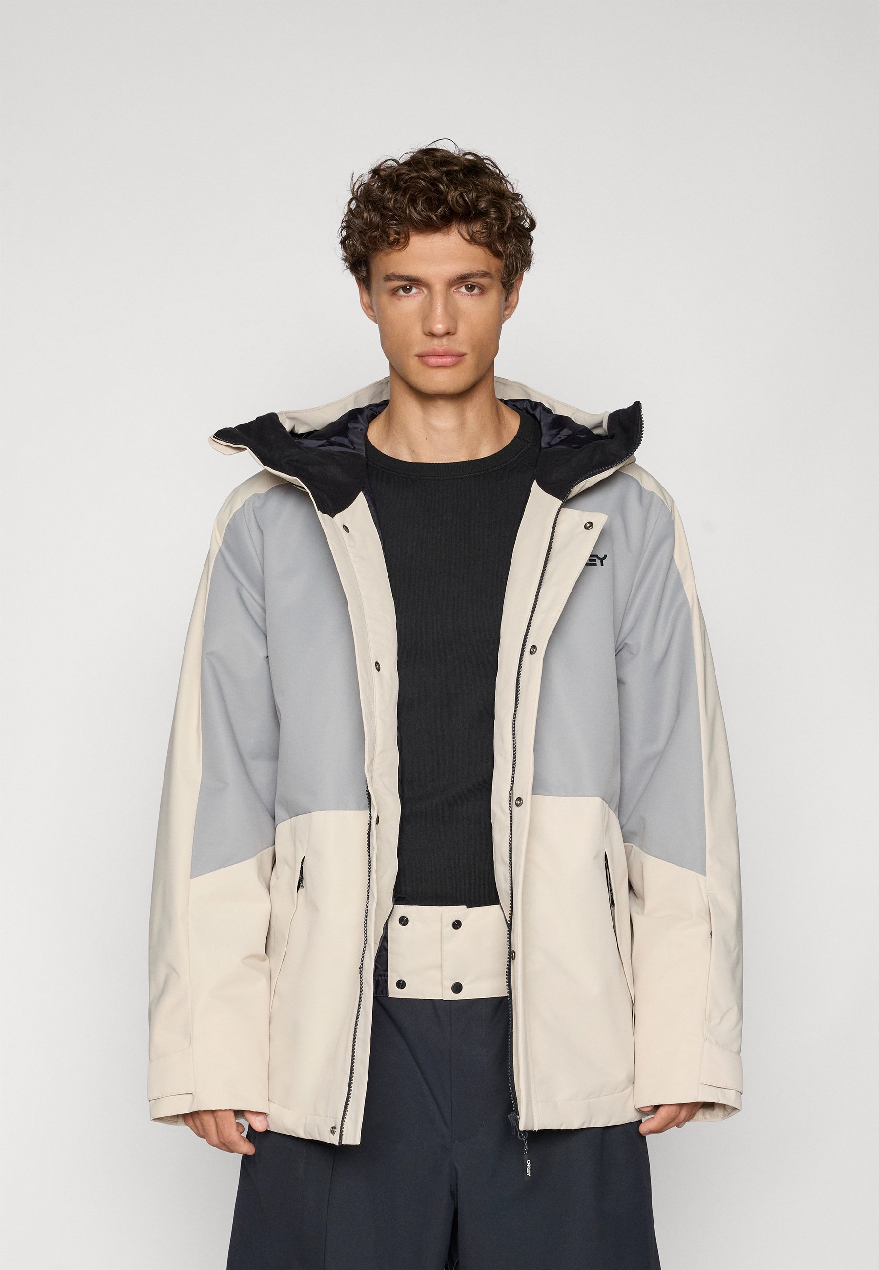 Oakley RANGE JACKET - Chaqueta de esquí - mist/cement/beige