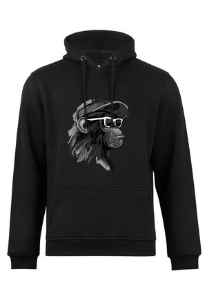 Cotton Prime MIT AFFENMOTIV COOL MONKEY MIT  - Kapuzenpullover - schwarz