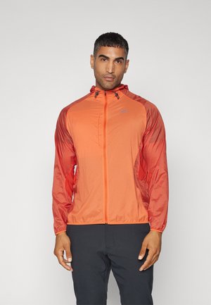 TRAIL AIREEZ - Cortaviento - vintage coral/dragon red/black