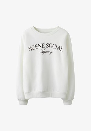 Športni pulover - white alyssum