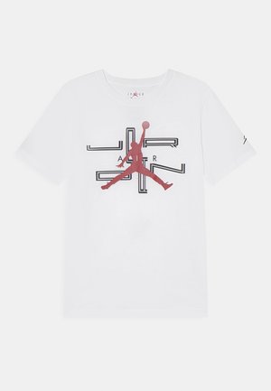 VARSITY TEE - Camiseta estampada - white