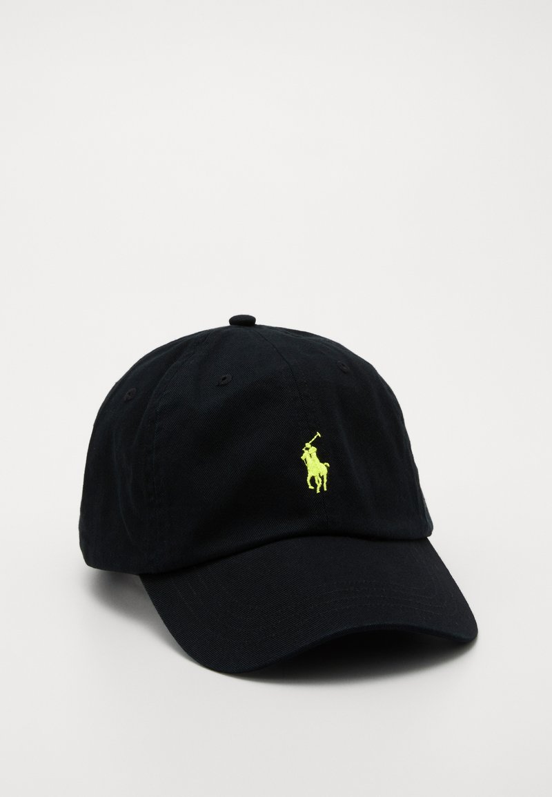 Polo Ralph Lauren COTTON CHINO BALL CAP - Boné - black/neon yellow