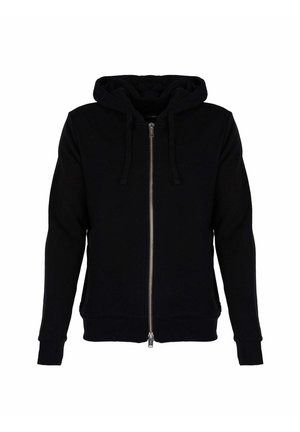 Sweater met rits - black