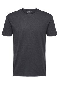 Selected Homme SHDTHEPERFECT - Camiseta básica - anthracite