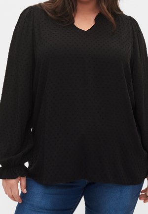 Bluse - black