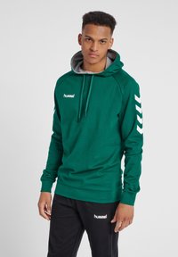 Hummel HMLGO  - Felpa con cappuccio - evergreen