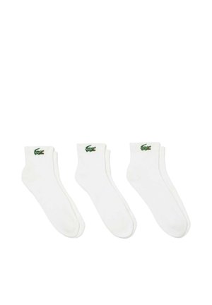 Lacoste, LACOSTE ANKLE SOCKS UNISEX ADULT BLANC - Calze - blanco