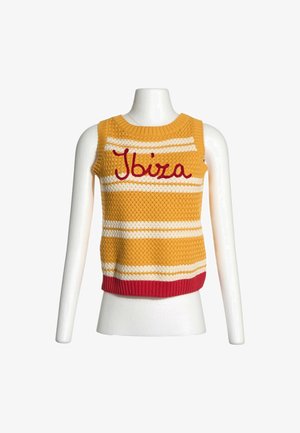 Gucci, KNITWEAR YELLOW - Débardeur - yellow red white