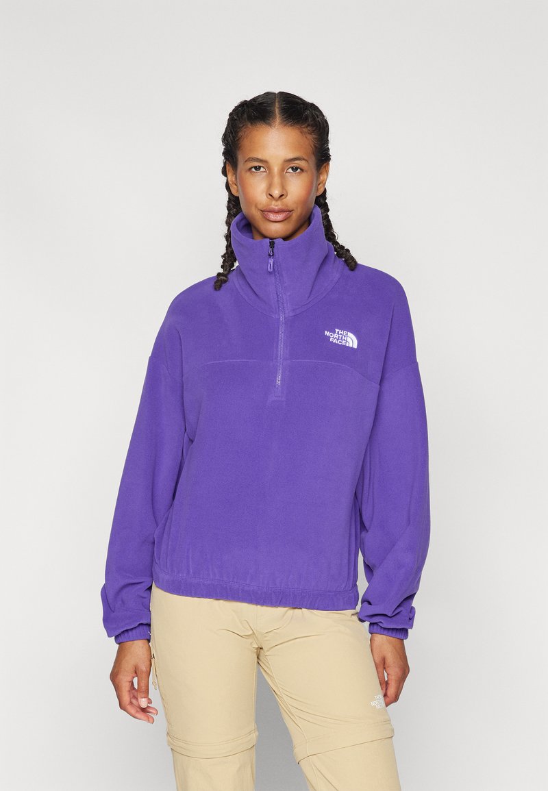 The North Face 100 GLACIER HALF ZIP - Flísová bunda - peak purple