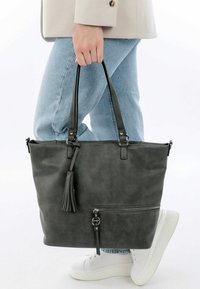 Tamaris SHOPPER NELE - Tote bag - grey