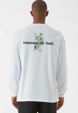 HERREN HEAVEN OR HELL - Majica z dolgimi rokavi - white