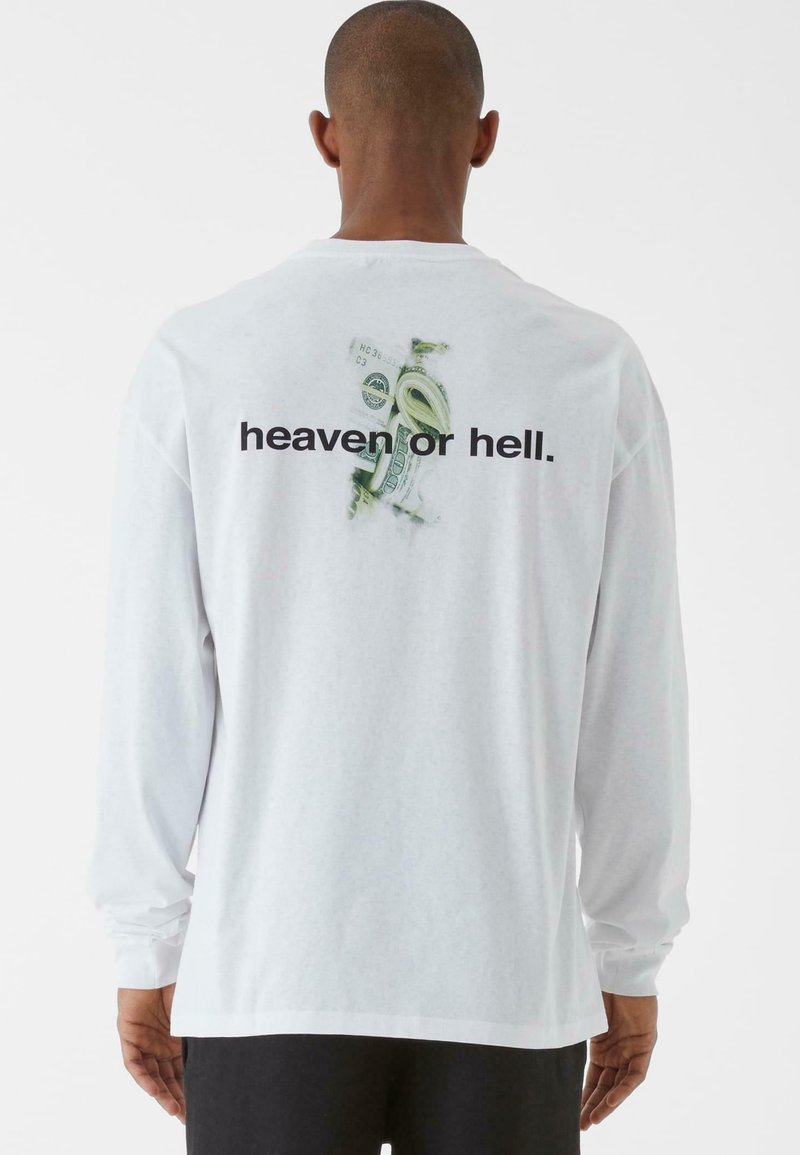 9N1M SENSE HERREN HEAVEN OR HELL - Pikkade varrukatega topp - white