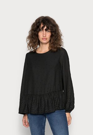 AGGIE VELO BLOUSE - Blůza - black