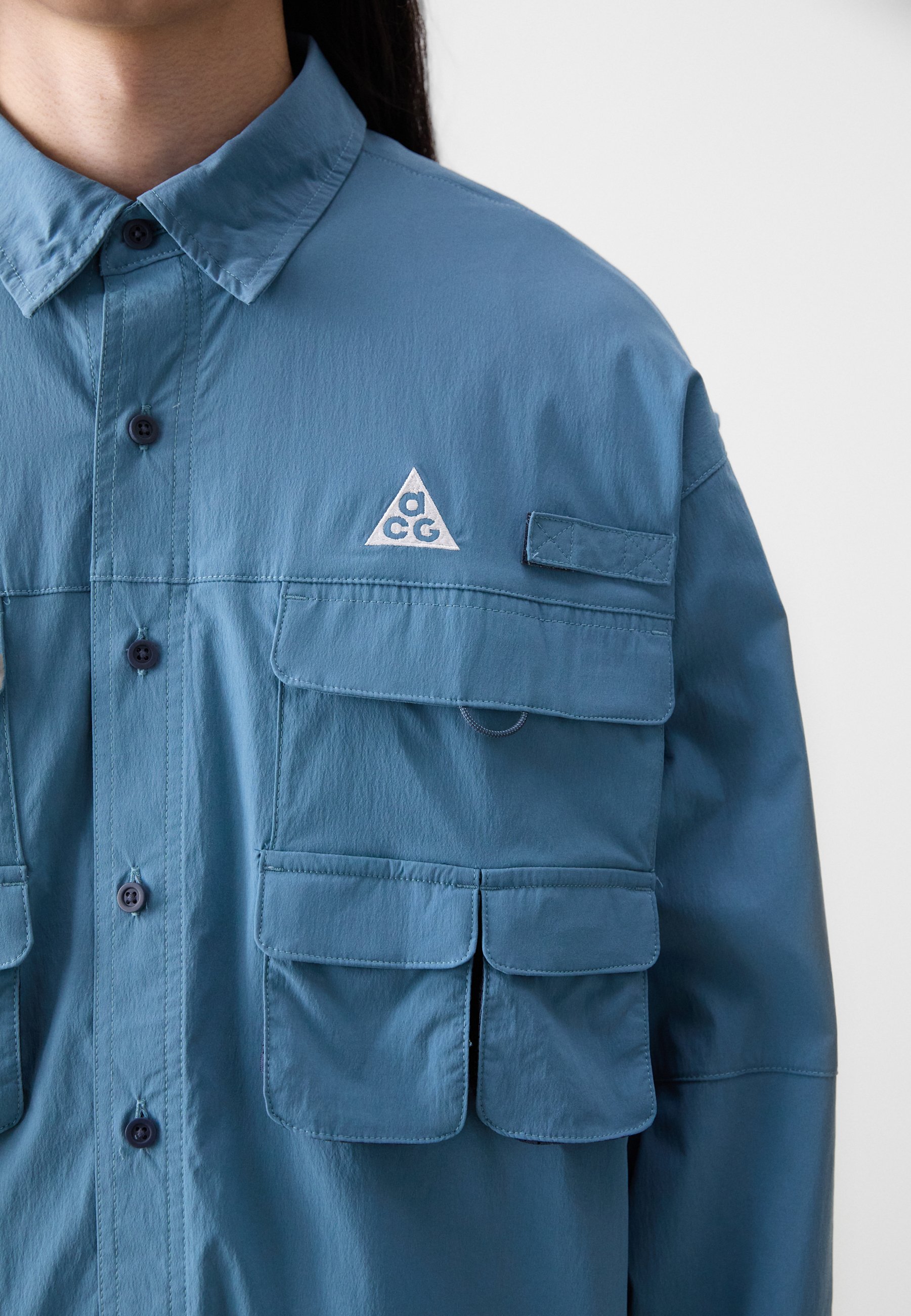 nike acg button up