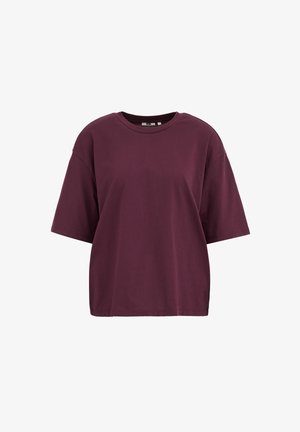 WE Fashion, WE FASHION - T-shirt basique - aubergine