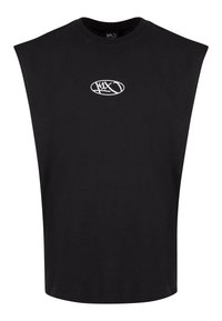 BADGE SLEEVELESS - Top - black