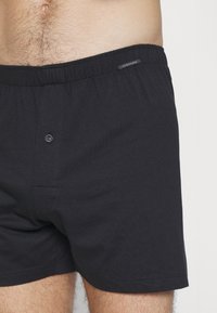 Schiesser 2 PACK - Široke boksarice - schwarz/grey melange