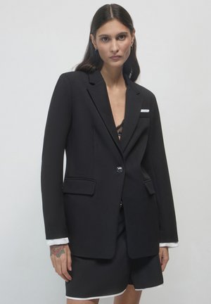 MONOPETTO FODERA A CONTRASTO - Blazer - ultrablack