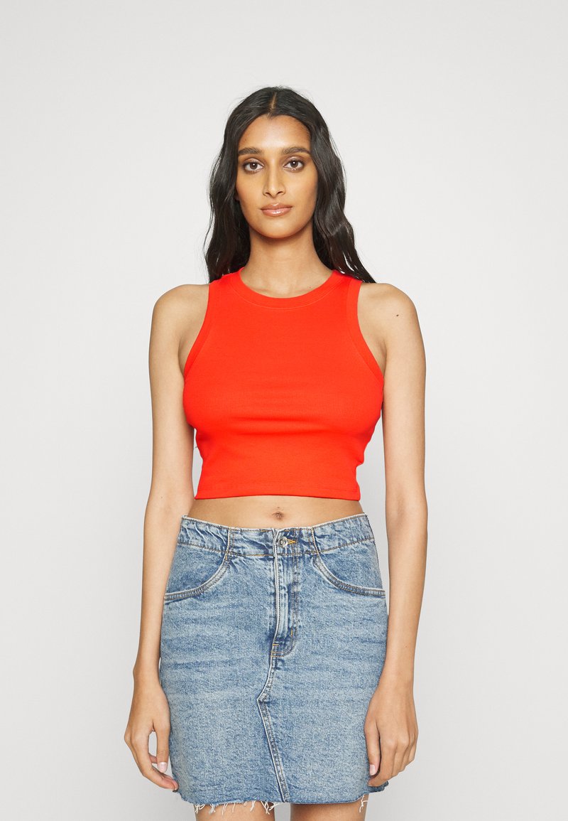 Damen T-Shirts | Weekday EASY CROPPED 2 PACK Top orange/pink beige/pink - NR74787 Damen T-Shirts | Weekday EASY CROPPED 2 PACK Top orange/pink beige/pink - NR74787