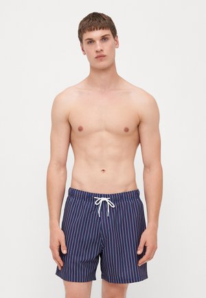 EAST COAST STRIPES - Swimming shorts - dark blue