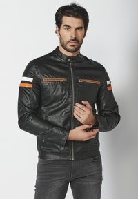 Koroshi Kunstnahast jakk -   black