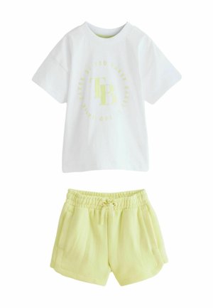 REGULAR FIT - TEXTURED SET 2 PIECE  - Trainingsbroek - lime green