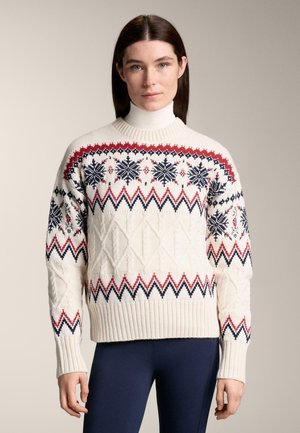 SNOWFLAKE JACQUARD - Maglione - stone