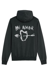 Mira Paris MI AMOR BACK EMBROIDERY - Felpa con cappuccio - black