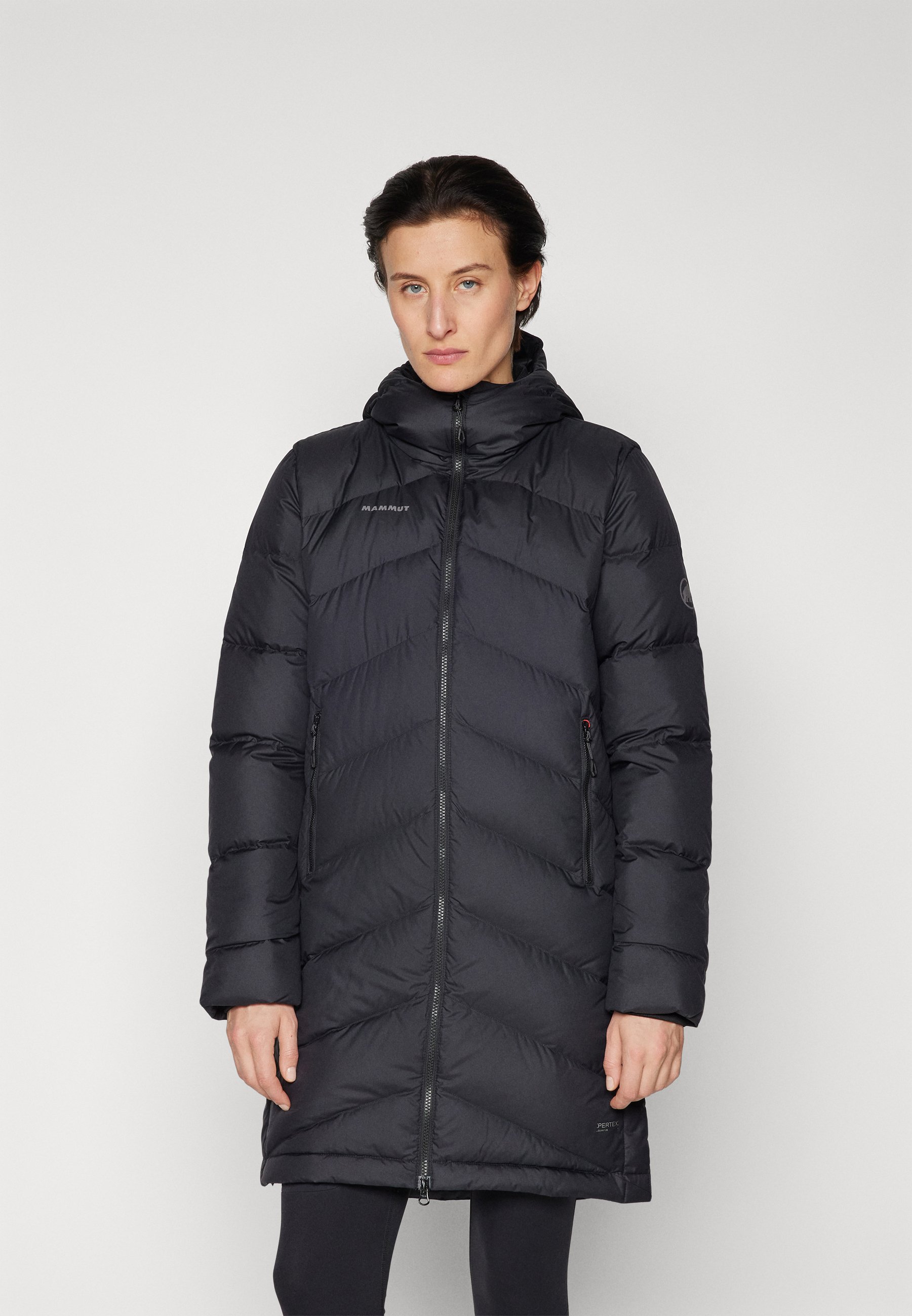 Mammut FEDOZ IN HOODED WOMEN - Down coat - black - Zalando
