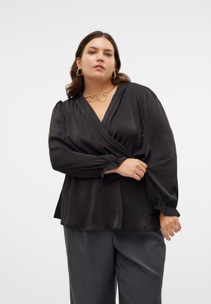Vero Moda Curve, VMCMARY SMOCK - Блуза - black