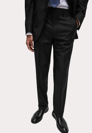 REGULAR FIT  - Kostymbyxor - black