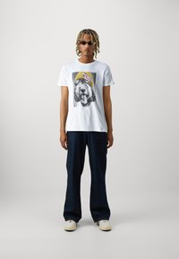 Replay T-shirt med print - white