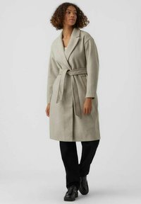Vero Moda VMFORTUNE LONG JACKET  - Abrigo clásico - silver mink