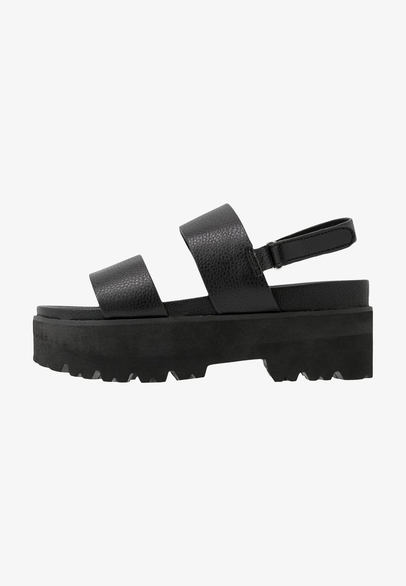 Buffalo Jemma Plateausandalette Black Schwarz Zalando De