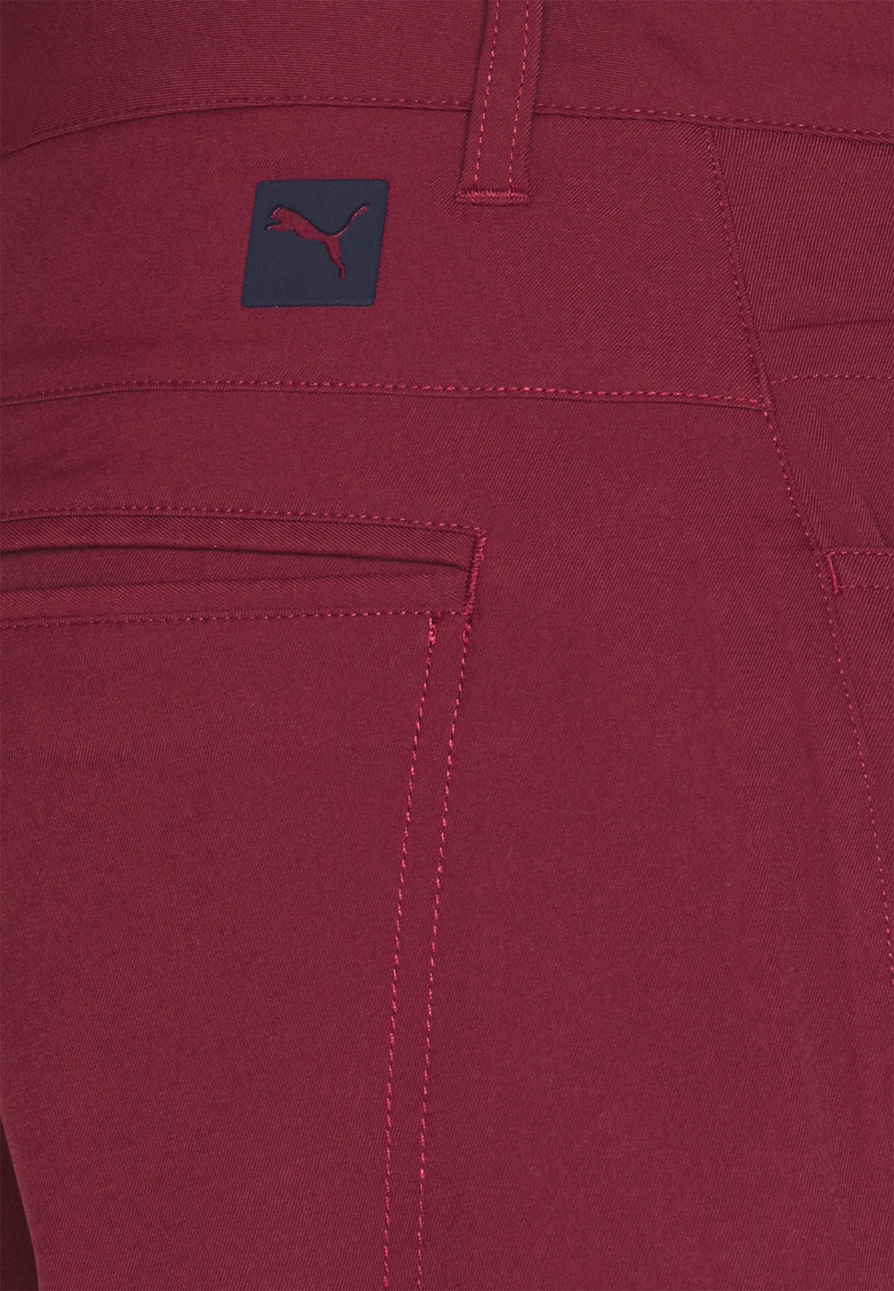 red puma golf trousers