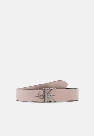 Calvin Klein Jeans MONOGRAM HARDWARE - Pásek - pale conch