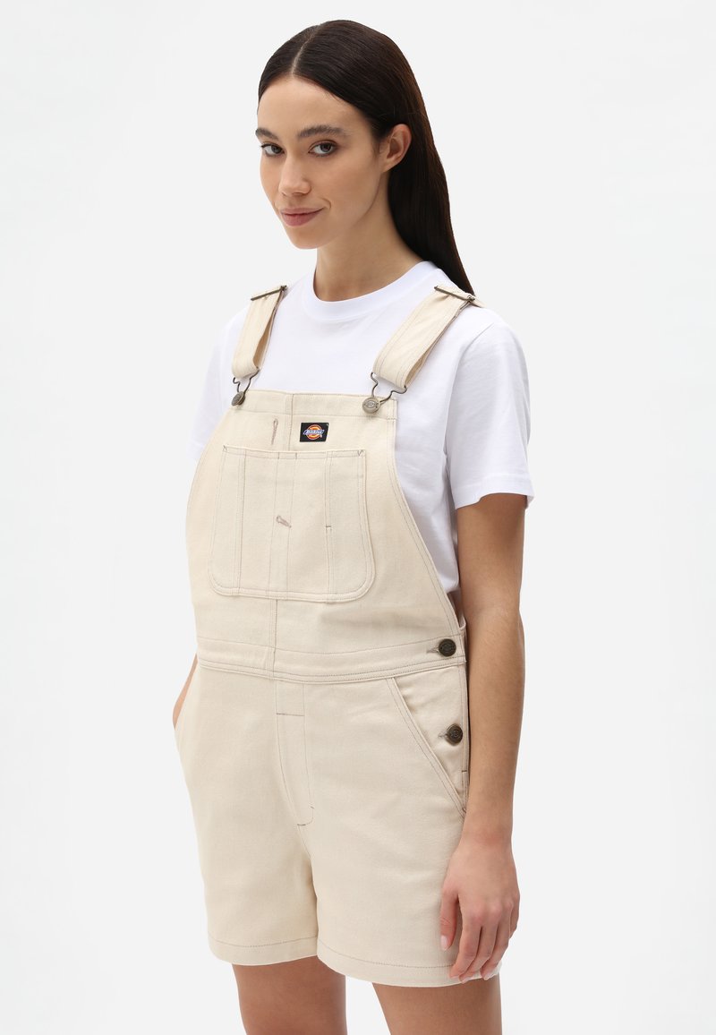 Dickies ROOPVILLE BIB Dungarees ecru/beige Zalando.de