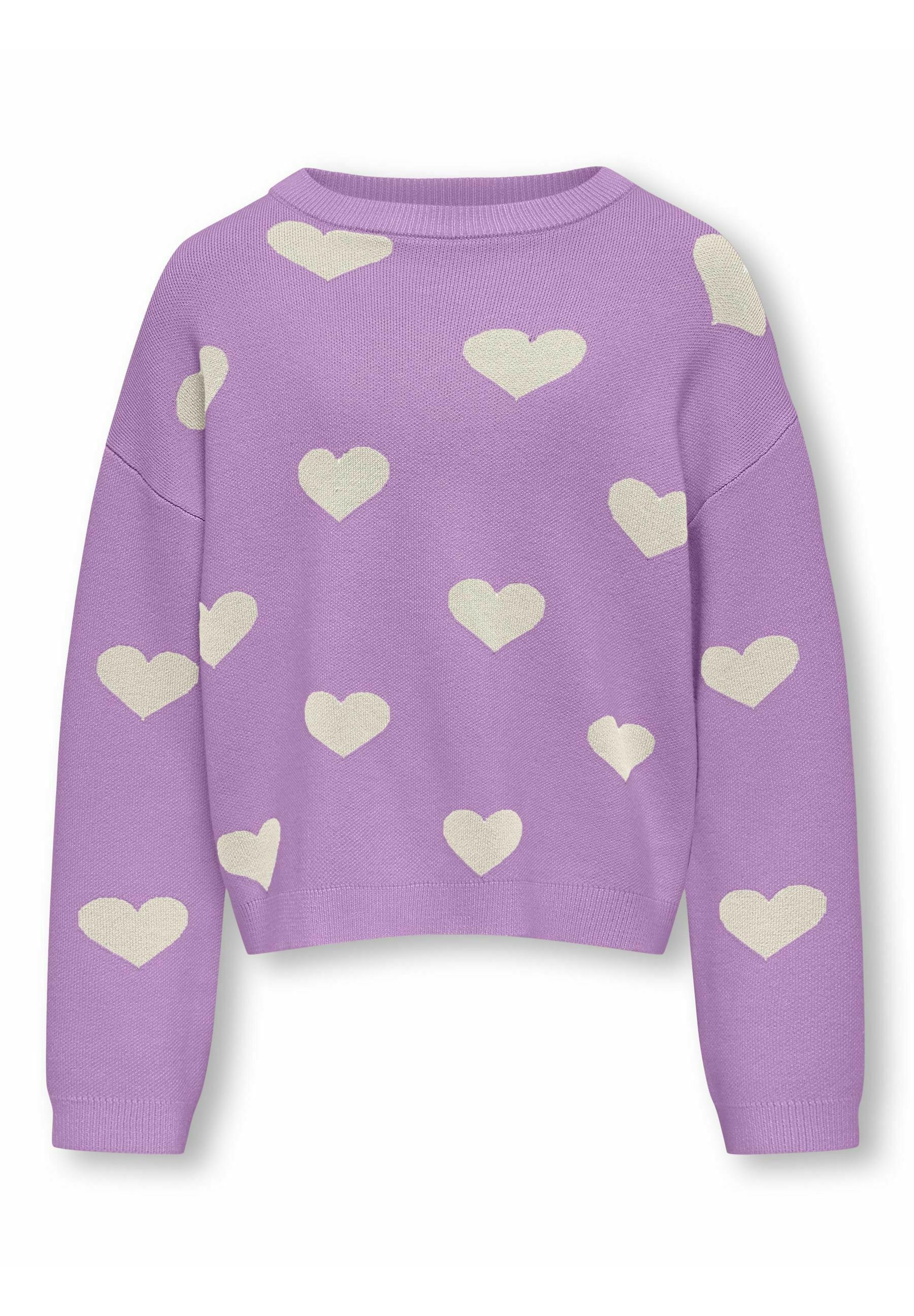 Trui Lilac Lila Trui Only ONLY GIRLS KOGMONTANA LS JQ LOOSE O-NECK