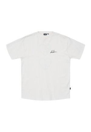 TROOPER  - Camiseta estampada - off white heart script