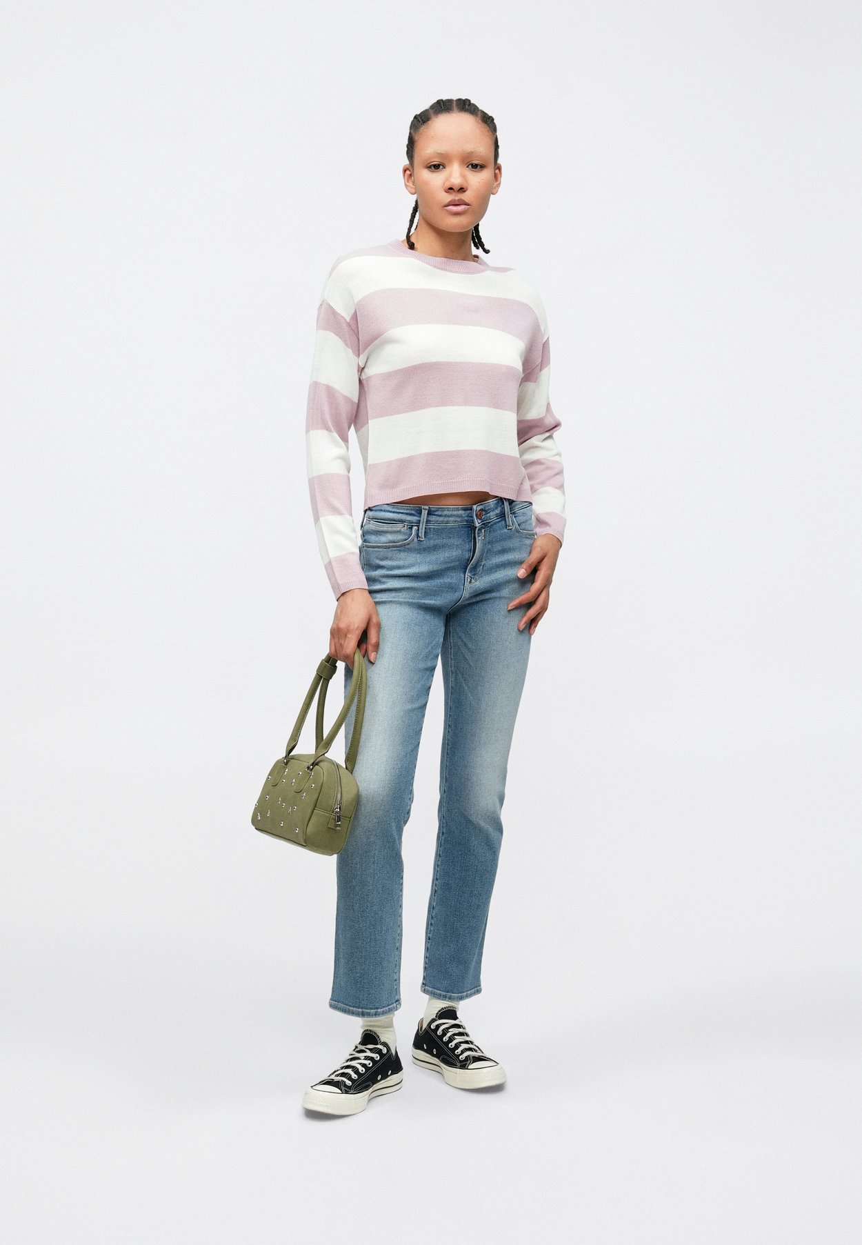 ONLDERRY STRIPE O NECK 