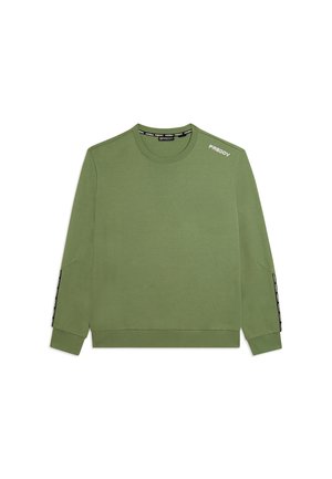 IN CON INSERTO LOGATO SULLE MANICHE - Felpa - green