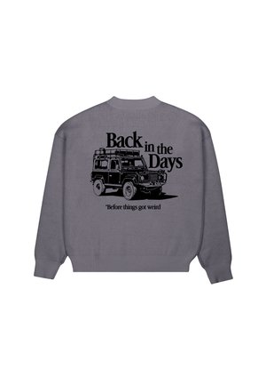 PROHIBITED, BACK IN THE DAYS KNIT UNISEX - Strickpullover - stone