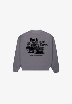 PROHIBITED, BACK IN THE DAYS KNIT UNISEX - Strickpullover - stone
