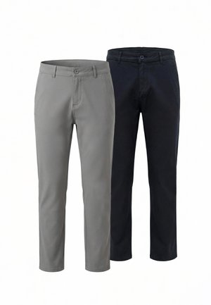 CLOSURE London, 2 PACK - Chino - navy/light grey