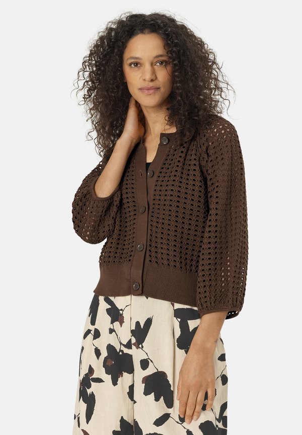 LAKKER - Strickjacke - chestnut